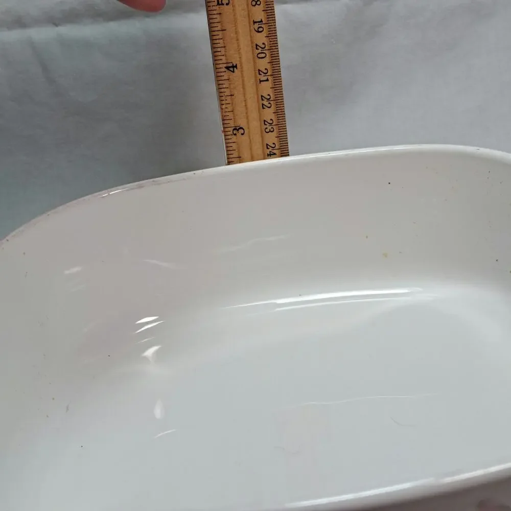 Vintage 1980s Corning Ware Pastel Bouquet 2 Liter Covered Square Dish A-2-B